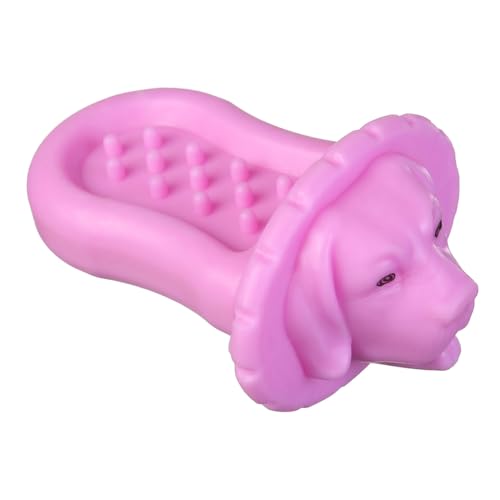 LIXSAZSE Kauspielzeug für Haustiere, Silikon, beißend, für drinnen und draußen, für kleine Tiere, interaktives Spielen, Zahnstäbchen mit Duftreinigung, Rosa LIXSAZSE Kauspielzeug für Haustiere, Silikon, beißend, für drinnen und draußen, für kleine Tiere, interaktives Spielen, Zahnstäbchen mit Duftreinigung, Rosa von LIXSAZSE