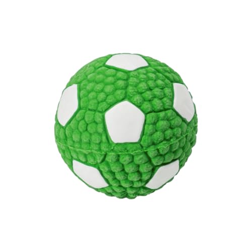 LIXSAZSE Leicht zu reinigendes Hundespielzeug, langlebiger Gummiball für Hunde, interaktives und sicheres Gummiballspielzeug für Hunde, großes Hundespielzeug, grüner Fußball LIXSAZSE Leicht zu reinigendes Hundespielzeug, langlebiger Gummiball für Hunde, interaktives und sicheres Gummiballspielzeug für Hunde, großes Hundespielzeug, grüner Fußball von LIXSAZSE