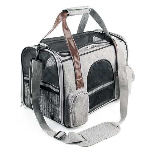 LIXSAZSE Pet Bag Faltbare Tragetasche Rucksack Mesh Verdicken Handtasche Gepolsterter Schultergurt Wandern Auto Zug Tiere Tragetasche LIXSAZSE Pet Bag Faltbare Tragetasche Rucksack Mesh Verdicken Handtasche Gepolsterter Schultergurt Wandern Auto Zug Tiere Tragetasche von LIXSAZSE