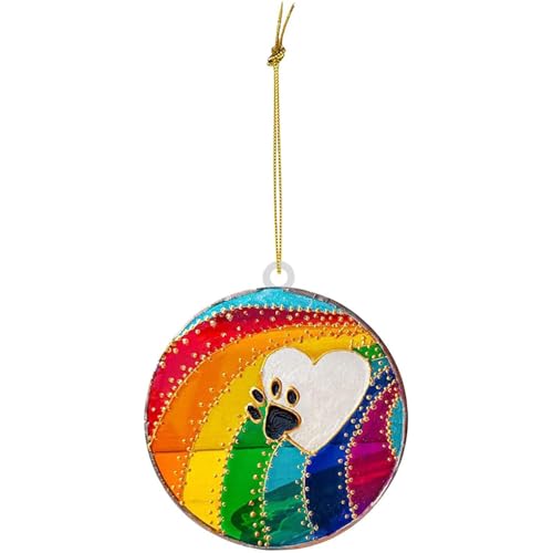 LIXSAZSE Pet Memorial Sun Catchers Acryl Dekoration, süße Balkon Anhänger, hängender Anhänger, Garten Ornament mit Lanyard, Fenstertür, Typ 1 LIXSAZSE Pet Memorial Sun Catchers Acryl Dekoration, süße Balkon Anhänger, hängender Anhänger, Garten Ornament mit Lanyard, Fenstertür, Typ 1 von LIXSAZSE