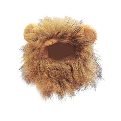 LIXSAZSE Praktisch und tragbar, einfach zu transportieren und aufzubewahren, für Reisen und Outdoor Aktivitäten mit Haustieren, Polyester Katzen Löwenmähne Perücke, Löwenmähne Perücke S LIXSAZSE Praktisch und tragbar, einfach zu transportieren und aufzubewahren, für Reisen und Outdoor Aktivitäten mit Haustieren, Polyester Katzen Löwenmähne Perücke, Löwenmähne Perücke S von LIXSAZSE