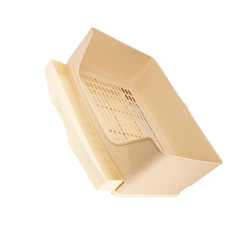 LIXSAZSE Toilettenbox mit Gitter, Töpfchentrainer bietet eine einfache und effiziente Reinigung für Haustiere. Kaninchentoilette aus Kunststoff mit Schublade LIXSAZSE Toilettenbox mit Gitter, Töpfchentrainer bietet eine einfache und effiziente Reinigung für Haustiere. Kaninchentoilette aus Kunststoff mit Schublade von LIXSAZSE