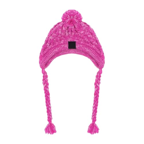 LIXSAZSE Warmer und geschützter Kopf des Hundes, warme Hundemützen für den Winter, leicht zu reinigen, warme Acryl Wintermütze für Hunde, Winter Hundemützen, Purpurrot M LIXSAZSE Warmer und geschützter Kopf des Hundes, warme Hundemützen für den Winter, leicht zu reinigen, warme Acryl Wintermütze für Hunde, Winter Hundemützen, Purpurrot M von LIXSAZSE