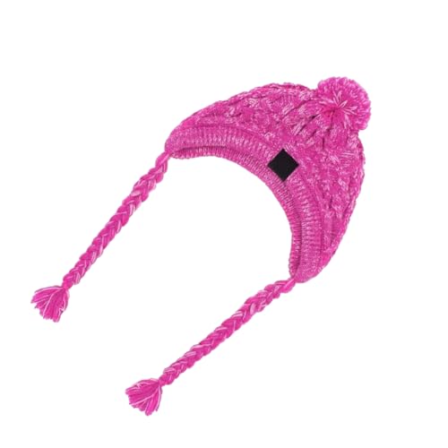 LIXSAZSE Warmer und geschützter Kopf des Hundes, warme Hundemützen für den Winter, leicht zu reinigen, warme Acryl Wintermütze für Hunde, Winter Hundemützen, Purpurrot S LIXSAZSE Warmer und geschützter Kopf des Hundes, warme Hundemützen für den Winter, leicht zu reinigen, warme Acryl Wintermütze für Hunde, Winter Hundemützen, Purpurrot S von LIXSAZSE