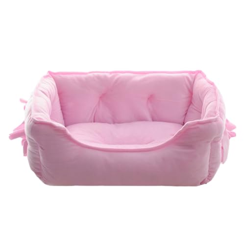 LIXSAZSE Waschbares und pflegeleichtes Haustierbett für vielbeschäftigte Haustierbesitzer. Polyester Hundehütte, Hundebett, erhöhter Rand. Haustierbetten, weich, Rosa, L LIXSAZSE Waschbares und pflegeleichtes Haustierbett für vielbeschäftigte Haustierbesitzer. Polyester Hundehütte, Hundebett, erhöhter Rand. Haustierbetten, weich, Rosa, L von LIXSAZSE