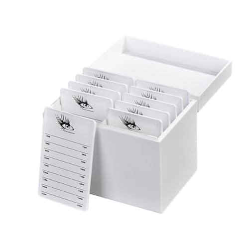 LIXSAZSE Wimpernpaletten Werkzeug, staubdicht, praktische Wimpernaufbewahrung, ABS Wimpernverlängerungshalter, Wimpernverlängerungspalette, Wimpernbox LIXSAZSE Wimpernpaletten Werkzeug, staubdicht, praktische Wimpernaufbewahrung, ABS Wimpernverlängerungshalter, Wimpernverlängerungspalette, Wimpernbox von LIXSAZSE