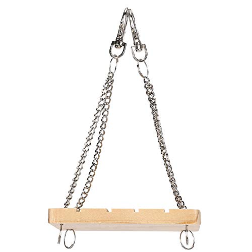LIYJTK Hamsterschaukel, Holzspielzeug, Hängematte, Haustierspielzeug, Käfig, Übung, Molaren, Hängebett, Zubehör für Eichhörnchen, Rennmäuse, Mäuse, Ratten, Kleintiere, Hamster, goldene LIYJTK Hamsterschaukel, Holzspielzeug, Hängematte, Haustierspielzeug, Käfig, Übung, Molaren, Hängebett, Zubehör für Eichhörnchen, Rennmäuse, Mäuse, Ratten, Kleintiere, Hamster, goldene von LIYJTK