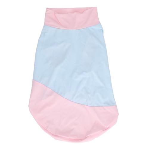 Hunde-Sonnenschutz-Tanktop, Kleidung, Sommer, weich, atmungsaktiv, Welpenweste, ärmelloses T-Shirt, dünn, Haustier, Shiba Inu, Teddy, Bichon, klein (M) von LIYJTK