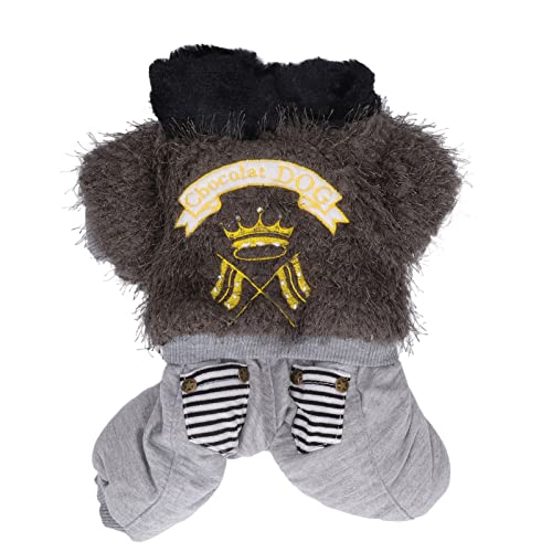 Hunde Winterkleidung weich Dicke warme Welpe Klassiker Stil bequemer Exquisit für Indoor -Outdoor -Aktivitäten (XL) von LIYJTK