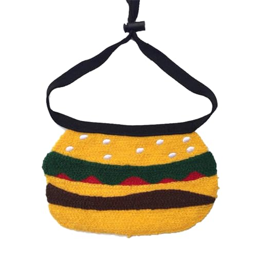 Hundehalstuch, Lätzchen, Schal, Halsband, verstellbar, Haustier, niedliches Herz, Halstuch, Fliege, Kleidung, Lätzchen, waschbar, Sabberhandtuch, handgestricktes Zubehör, Dreieck (S) von LIYJTK