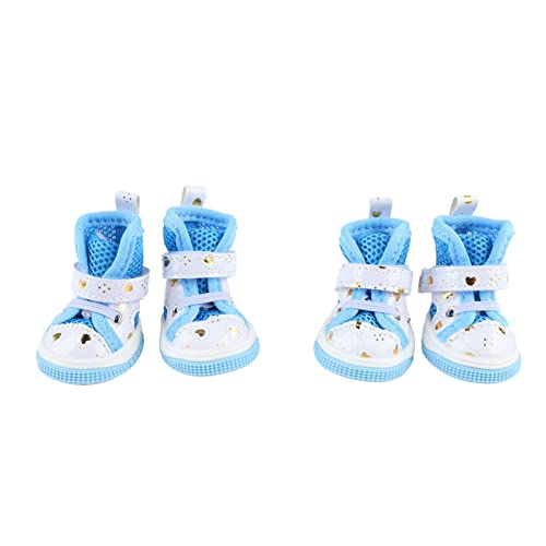 Hundesportschuhe atmungsaktiv verhindern. (Blau) von LIYJTK