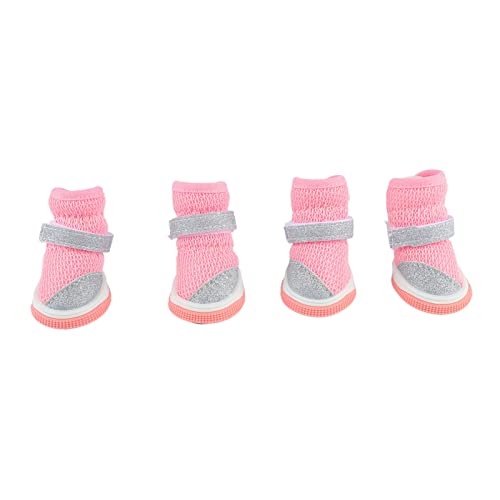 Hundestiefel Sommer atmungsaktivem Mesh Slip Protector Outdoor Wandergang von LIYJTK