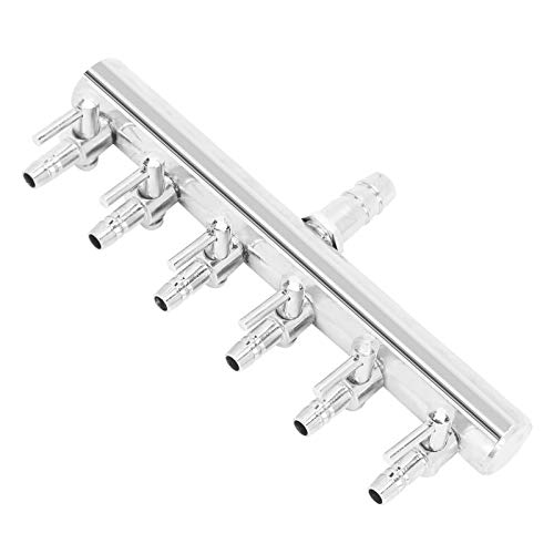 LIYJTK Aquarium-Luftpumpen-Splitter, Steuerventil, Verteiler, Verbindungshebel, Airline-Rohr, 6-Wege-Verteiler, Edelstahl, Sauerstoffzubehör für Aquarien LIYJTK Aquarium-Luftpumpen-Splitter, Steuerventil, Verteiler, Verbindungshebel, Airline-Rohr, 6-Wege-Verteiler, Edelstahl, Sauerstoffzubehör für Aquarien von LIYJTK