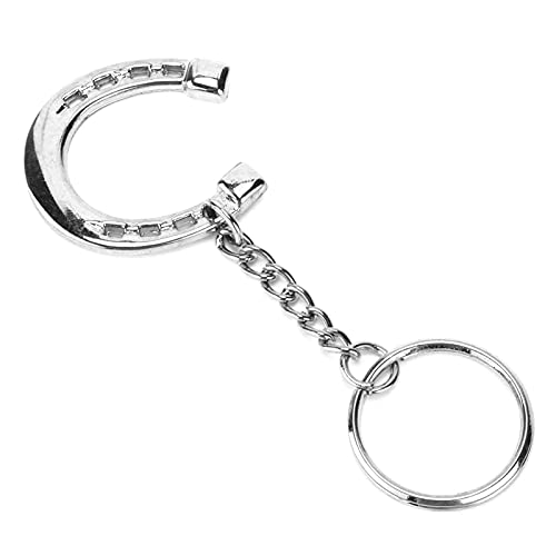 LIYJTK Hufeisen-Schlüsselanhänger, Trensengebiss-Schlüsselanhänger, hufeisenförmiger Schlüsselanhänger, Pferdegebiss-Schlüsselanhänger für Autoschlüssel, Zugangskontrollkarten von LIYJTK