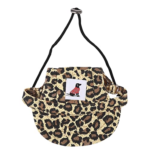 Pet Baseball Hat Verstellbare Sommerhund im Freien Sunbonnet Stilvolle Reiseohrenlöcher (S) von LIYJTK