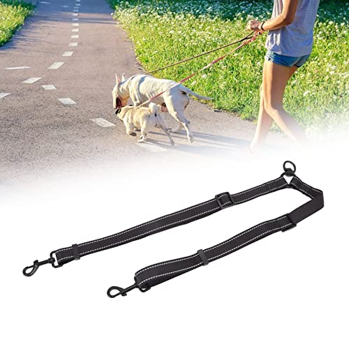 Doppelter Hundeleinen-Splitter, Leine aus Nylon, 360 Grad drehbar, reflektierend, Dual-Walking für 2 Hunde, Outdoor-Aktivitäten, Verstellbarer Splitter, Walker-Trainer, Nähte, Doppelter Hundeleinen-Splitter, Leine aus Nylon, 360 Grad drehbar, reflektierend, Dual-Walking für 2 Hunde, Outdoor-Aktivitäten, Verstellbarer Splitter, Walker-Trainer, Nähte, von LIZEALUCKY