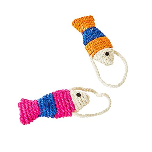 LIZEALUCKY Fischform Katzenkratzbrett Pad Kätzchen Katzenkratzer Interaktives Sisalseil Kratzbrett Pad Kratzspielzeug für Katzen im Innenbereich Interaktive Spielzeit LIZEALUCKY Fischform Katzenkratzbrett Pad Kätzchen Katzenkratzer Interaktives Sisalseil Kratzbrett Pad Kratzspielzeug für Katzen im Innenbereich Interaktive Spielzeit von LIZEALUCKY