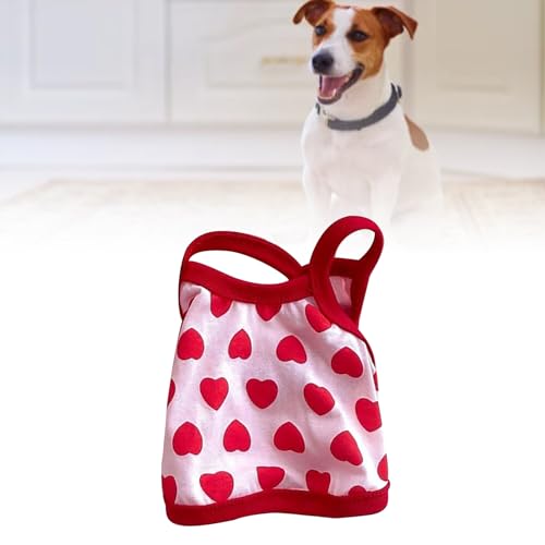 Hunde-Shirt-Kleidung, Weste, gestreift, ärmellos, Bekleidung für kleine Welpen, Haustier, Sommer, Hündchen, Hosenträger-Kleidung für T-Shirts, Kleidung, Mädchen, Dehnbare Westen, (XS) von LIZEALUCKY