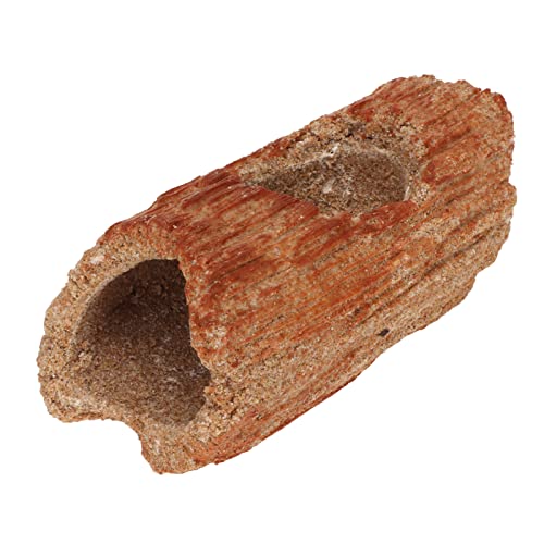 LIZEALUCKY Aquarium-Felshöhlen, Simulationsstein, Versteck, Höhlendekoration, Landschaftsbau, Aquarium, Versteck, Sonnenplattform, Aquarium-Zubehör, Dekoration für Wassertiere zum Züchten, (Large) von LIZEALUCKY