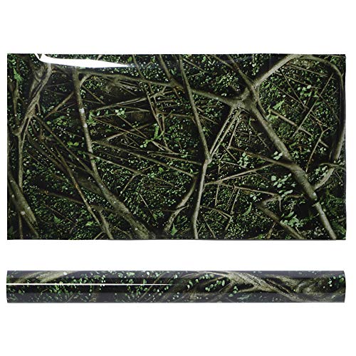 LIZEALUCKY Aquarium-Hintergrund-Poster-Aufkleber, PVC-Kleber, Bäume, Dschungel-Muster, Aufkleber, Reptilien-Tank-Dekoration, Wasserpflanzen, Fische, Landschaft, Tapete, Malerei, (91 * 50cm) von LIZEALUCKY