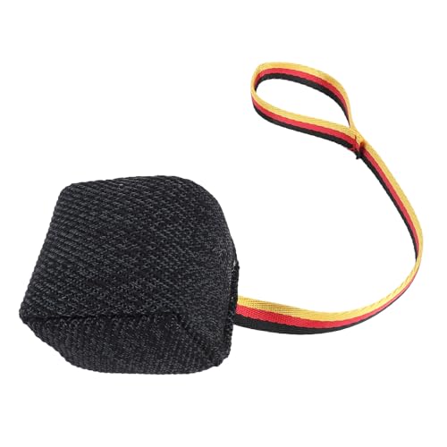 LIZEALUCKY Dog Training Chew Toy Tear Resistant Interactive Teeth Grinding Bite Toy for Pet Exercise (Black) von LIZEALUCKY