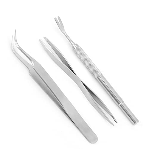 LIZEALUCKY Entfernungswerkzeug-Set, Edelstahl-Entferner mit Pinzette, Schaufel, Haustier, Hund, Katze, Gabel, Clip, Pflegezubehör für Entferner, Entfernerstift, Menschen, Hunde, Katzen LIZEALUCKY Entfernungswerkzeug-Set, Edelstahl-Entferner mit Pinzette, Schaufel, Haustier, Hund, Katze, Gabel, Clip, Pflegezubehör für Entferner, Entfernerstift, Menschen, Hunde, Katzen von LIZEALUCKY