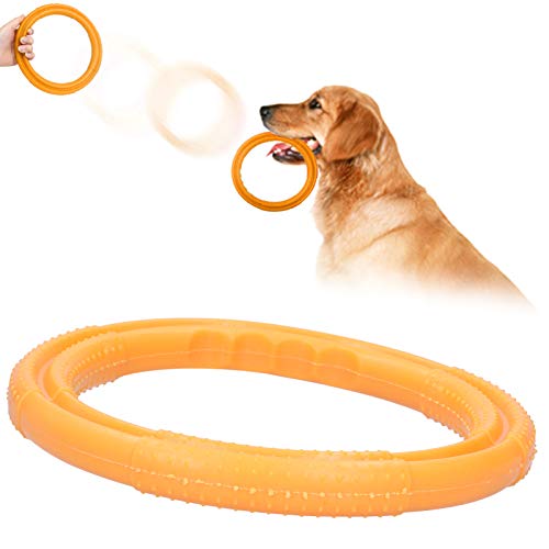 LIZEALUCKY Fliegender Ring für Hunde, Spielzeug, Fitness, schwimmende Scheibe, interaktives Kauen, Spannung für Hunde, zum Zähneknirschen, Beißen, Kauen, Training, Heimtierbedarf, Spielen im (Large) LIZEALUCKY Fliegender Ring für Hunde, Spielzeug, Fitness, schwimmende Scheibe, interaktives Kauen, Spannung für Hunde, zum Zähneknirschen, Beißen, Kauen, Training, Heimtierbedarf, Spielen im (Large) von LIZEALUCKY
