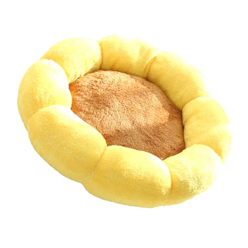 LIZEALUCKY Haustier-Plüschbetten, niedliche Blumenform, weich, bequem, Wollfleece, waschbar, weich, bequem, 360-Grad-Unterstützung, rundes Hundehaustier-weiches Bett für Schlafzimmer, LIZEALUCKY Haustier-Plüschbetten, niedliche Blumenform, weich, bequem, Wollfleece, waschbar, weich, bequem, 360-Grad-Unterstützung, rundes Hundehaustier-weiches Bett für Schlafzimmer, von LIZEALUCKY