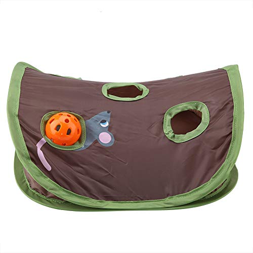 LIZEALUCKY Katzen-Maus-Fangspiel, Versteckspiel, Maus, interaktives Spielzeug, 9 Löcher, Haustierspielzeug, Intelligenztraining, Training mit Glocke LIZEALUCKY Katzen-Maus-Fangspiel, Versteckspiel, Maus, interaktives Spielzeug, 9 Löcher, Haustierspielzeug, Intelligenztraining, Training mit Glocke von LIZEALUCKY