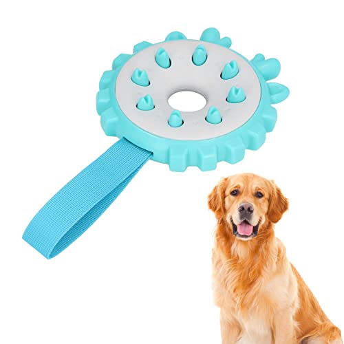 LIZEALUCKY Kauspielzeug für Hunde, bissfest, interaktive Zahnreinigung, rund, für Welpen, Backenzähne, Zahnbürste, Kaustäbchen, Knochen zum Zähneputzen, Zahnen, Spielzeug, Zahnpflege, (Lake Blue) LIZEALUCKY Kauspielzeug für Hunde, bissfest, interaktive Zahnreinigung, rund, für Welpen, Backenzähne, Zahnbürste, Kaustäbchen, Knochen zum Zähneputzen, Zahnen, Spielzeug, Zahnpflege, (Lake Blue) von LIZEALUCKY