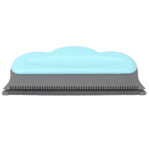LIZEALUCKY Silikon-Reinigungsbürste, elastischer, weicher Kopf, bequemer Griff, Silikonmaterial, multifunktionale Reinigungsbürste zum Entfernen von Tierhaaren von Kleidung, Laken, (Blau) von LIZEALUCKY