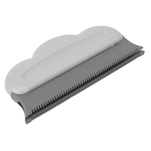 LIZEALUCKY Silikon-Reinigungsbürste, elastischer, weicher Kopf, bequemer Griff, Silikonmaterial, multifunktionale Reinigungsbürste zum Entfernen von Tierhaaren von Kleidung, Laken, (Grau) von LIZEALUCKY
