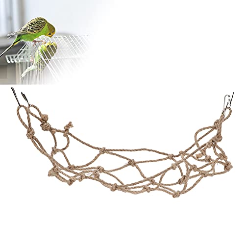 LIZEALUCKY Vogelleiter, Seilbrücke, Haustier-Kletternetz, Rattenschaukeln, Ständer, Papageien-Hängematte, Hanf für Papageien, Hamster, Ratten, Sittiche, Nymphensittiche, Kakadus, Sittiche, (Small) LIZEALUCKY Vogelleiter, Seilbrücke, Haustier-Kletternetz, Rattenschaukeln, Ständer, Papageien-Hängematte, Hanf für Papageien, Hamster, Ratten, Sittiche, Nymphensittiche, Kakadus, Sittiche, (Small) von LIZEALUCKY