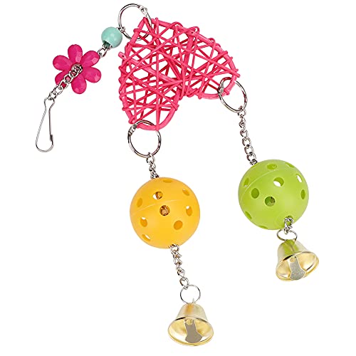Papageien Spielzeug Vogel Wellensittich Klettern Kauen Hängen Schaukel Glocke Ball Nippel Ring Schnur Papagei Beißen Haustier Stroh Geflochtene Herz Form Kunststoff Käfig Zubehör Papageien Spielzeug Vogel Wellensittich Klettern Kauen Hängen Schaukel Glocke Ball Nippel Ring Schnur Papagei Beißen Haustier Stroh Geflochtene Herz Form Kunststoff Käfig Zubehör von LIZEALUCKY