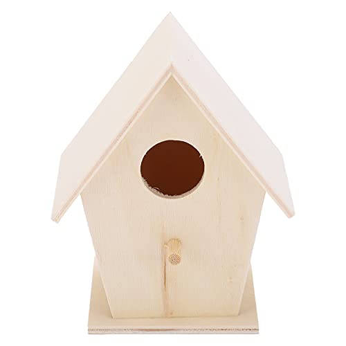 Vogelhaus aus Holz, Mini-Vogelhaus Zum Aufhängen Im Freien, Vogelnistkasten, Garten, Balkon, Innenhof, Ornamente, Vogelnester Für Papageien, Sperlinge Und Kolibris(S) von LIZEALUCKY