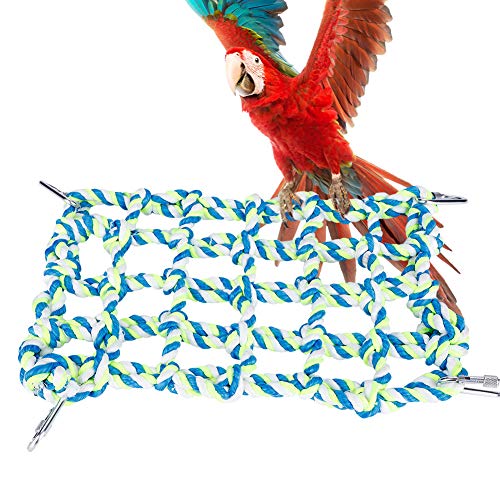 Vogelsitzstangen, Hängeleitern, Kletterspielzeug, buntes Webgeflecht, Schaukeln, Ständer, Papageiennetz, Käfigschaukel, Baumwollseil, Hängematte, Leitergestell, Hamster, Vogelsitzstangen, Hängeleitern, Kletterspielzeug, buntes Webgeflecht, Schaukeln, Ständer, Papageiennetz, Käfigschaukel, Baumwollseil, Hängematte, Leitergestell, Hamster, von LIZEALUCKY