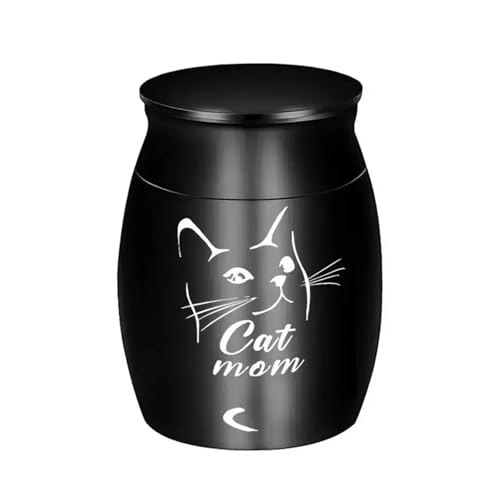 LIZHAYG Tierurnen FüR Hunde Große Größe Feuerbestattung Asche Urne Haustiere Hund Katze Vogel Maus Andenken Sarg Kolumbarium Pet(Black) von LIZHAYG