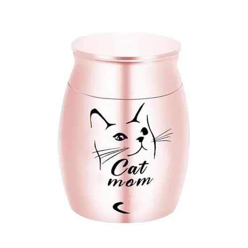 LIZHAYG Tierurnen FüR Hunde Große Größe Feuerbestattung Asche Urne Haustiere Hund Katze Vogel Maus Andenken Sarg Kolumbarium Pet(Rose Gold) von LIZHAYG