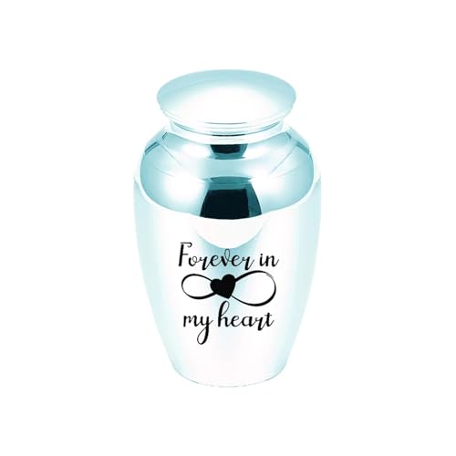 LIZHAYG Tierurnen FüR Hunde Haustier Menschliche Asche Aluminium Legierung Einäscherung Urne Beerdigung Urnen for Katze Hund Tier Haustier(Light Blue 70x45mm) von LIZHAYG