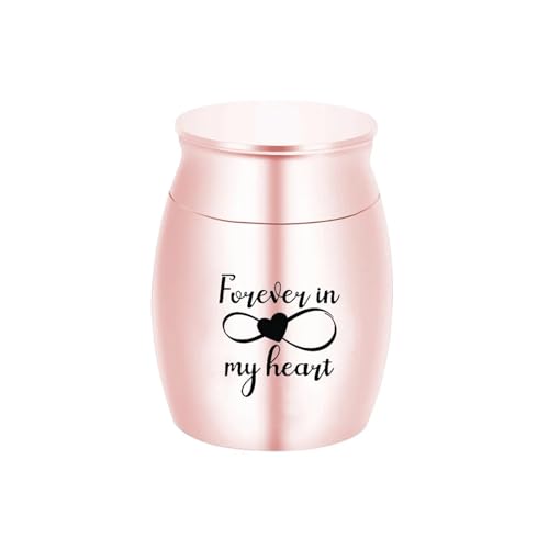 LIZHAYG Tierurnen FüR Hunde Haustier Menschliche Asche Aluminium Legierung Einäscherung Urne Beerdigung Urnen for Katze Hund Tier Haustier(Rose Gold 30x40MM) von LIZHAYG