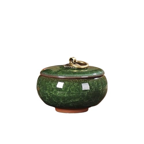 LIZHAYG Tierurnen FüR Hunde Keramik-Mini-Urnen for Haustiere, kleine Tiere, Behälter for Asche, Katzen und Hunde, Beerdigungen, Bestattungssärge(Color 09) von LIZHAYG