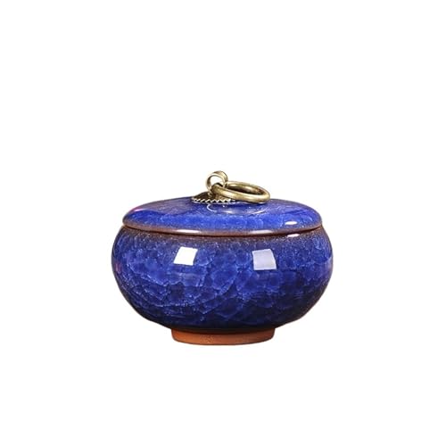 LIZHAYG Tierurnen FüR Hunde Keramik-Mini-Urnen for Haustiere, kleine Tiere, Behälter for Asche, Katzen und Hunde, Beerdigungen, Bestattungssärge(Color 13) von LIZHAYG