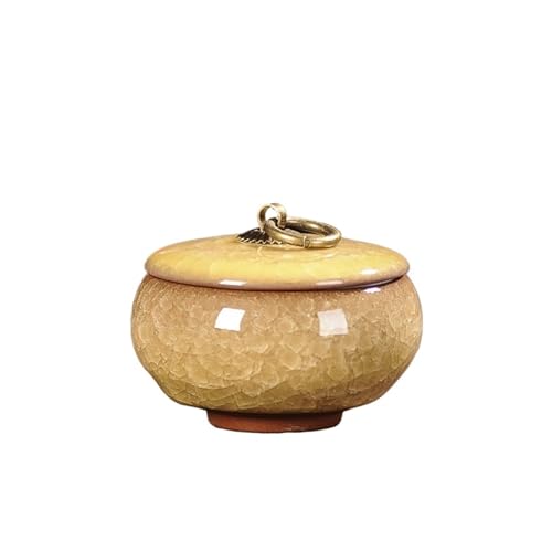 LIZHAYG Tierurnen FüR Hunde Keramik-Mini-Urnen for Haustiere, kleine Tiere, Behälter for Asche, Katzen und Hunde, Beerdigungen, Bestattungssärge(Color 16) von LIZHAYG