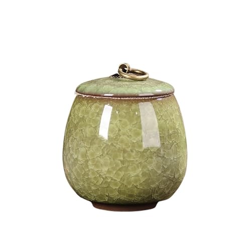 LIZHAYG Tierurnen FüR Hunde Keramik-Mini-Urnen for Haustiere, kleine Tiere, Behälter for Asche, Katzen und Hunde, Beerdigungen, Bestattungssärge(Color-21) von LIZHAYG
