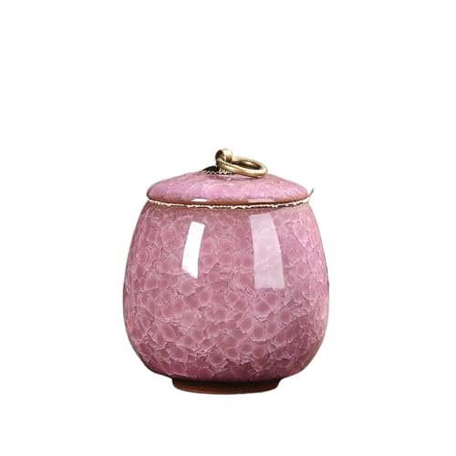 LIZHAYG Tierurnen FüR Hunde Keramik-Mini-Urnen for Haustiere, kleine Tiere, Behälter for Asche, Katzen und Hunde, Beerdigungen, Bestattungssärge(Color 23) von LIZHAYG