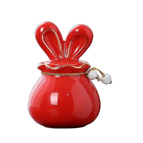 LIZHAYG Tierurnen FüR Hunde Mini-Keramik-Urne for Haustiere, Einäscherung, Gedenk- und Beerdigungsschatulle, Beerdigungssarg, Andenken, Haustierurne(Color 03) von LIZHAYG