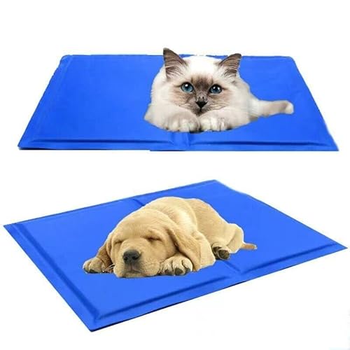 Haustier-Kühlmatte, langlebig, Kühlmatte, ungiftig, Gel, selbstkühlend, ideal für Katzen oder Hunde in der heißen Sommersaison, Schlafmatratze für Katzen, Welpen, Kaninchen, Zwinger, kühles Pad für Hunde, Welpen, Kätzchen Haustier-Kühlmatte, langlebig, Kühlmatte, ungiftig, Gel, selbstkühlend, ideal für Katzen oder Hunde in der heißen Sommersaison, Schlafmatratze für Katzen, Welpen, Kaninchen, Zwinger, kühles Pad für Hunde, Welpen, Kätzchen von LIZZIE JACOBS
