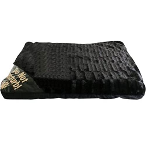 LIZZIE JACOBS Hundebett aus Kunstfell, waschbar, mit Reißverschluss, superweich, flauschig, kuschel, bequem, rutschfest, Schwarz LIZZIE JACOBS Hundebett aus Kunstfell, waschbar, mit Reißverschluss, superweich, flauschig, kuschel, bequem, rutschfest, Schwarz von LIZZIE JACOBS