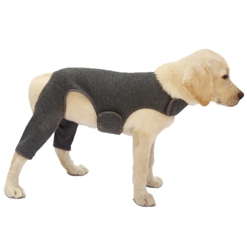 Pet Hinterbeinmanschette Wickelhilfe in bequemen Ärmel Leggings gegen Lecken Hunde-Leggings Ellenbogenbandage von LIbgiubhy