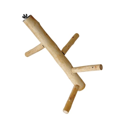 Vogel-Schleiftraining Vogelstange Ständer Sitzstange Papageien Schleifen Kratzkäfig Spielzeug Schleifen Kratzstange von LIbgiubhy